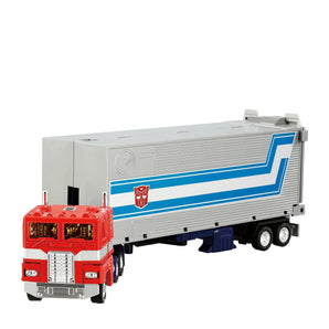 PRE-ORDER Transformers Masterpiece Missing Link C-01 Optimus Prime With Trailer - Transwarp Toys