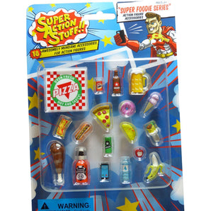Super Action Stuff!! Super Foodie Series Action Figure Accessories - Transwarp Toys